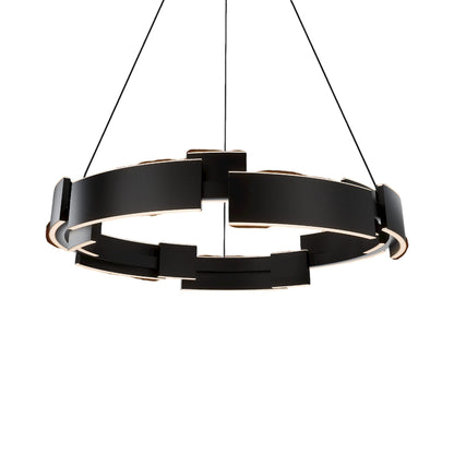 Keefe LED Pendant Light in Black.