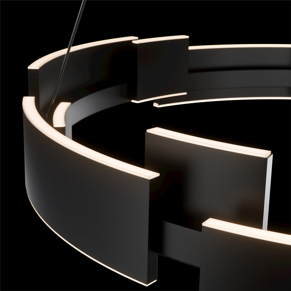 Keefe LED Pendant Light in Detail.