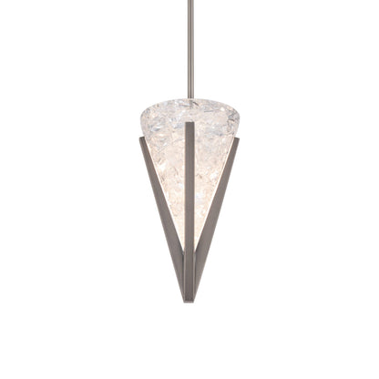 Kiernan LED Pendant Light in Antique Nickel.