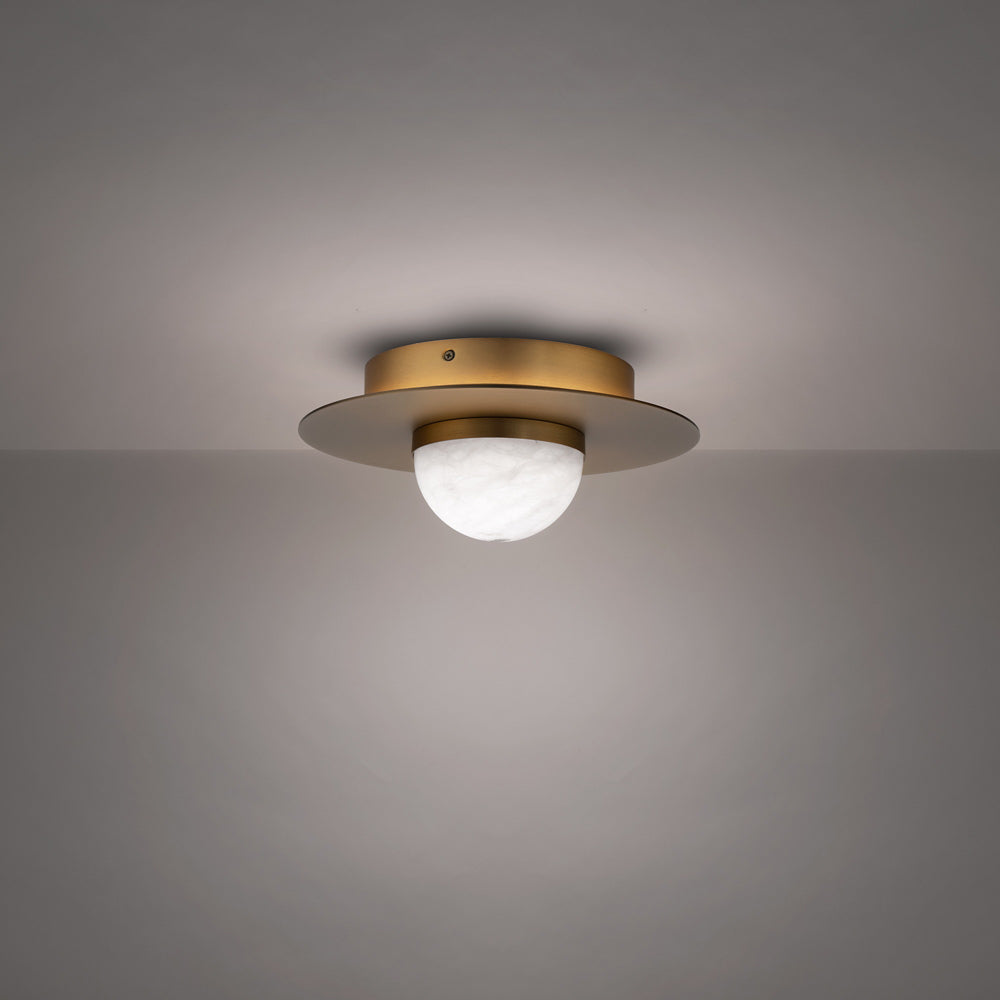 Landed LED Flush Mount Ceiling Light in Detail.