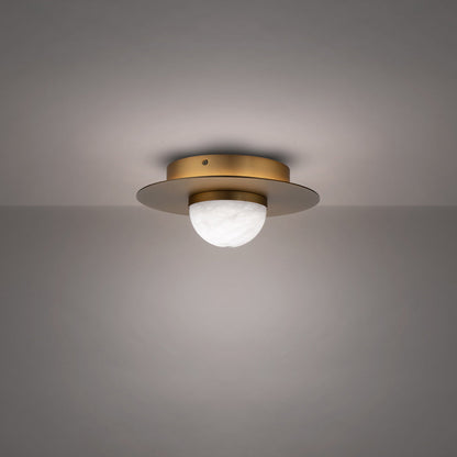 Landed LED Flush Mount Ceiling Light in Detail.