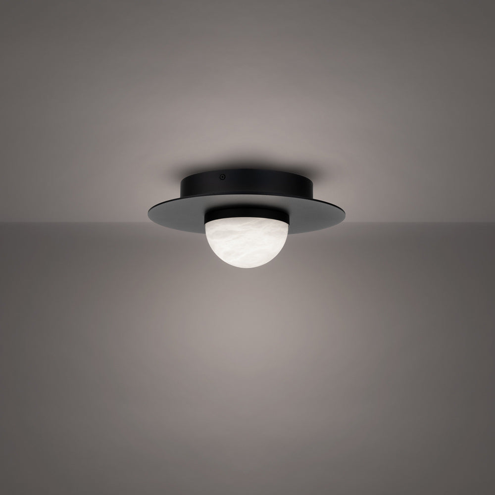 Landed LED Flush Mount Ceiling Light in Detail.