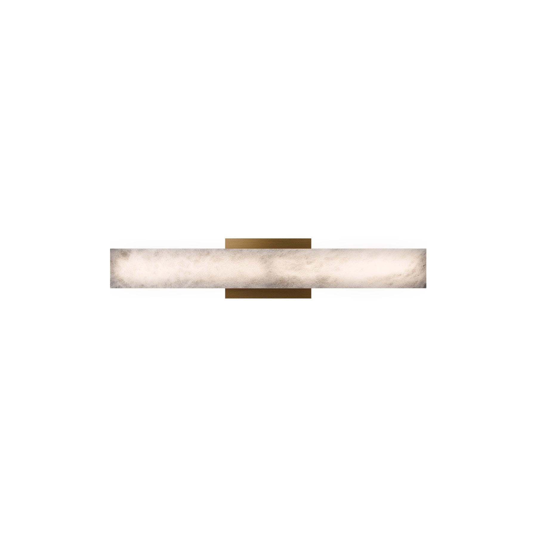 Lanza LED Bath Wall Light in Aged Brass (20-Inch).