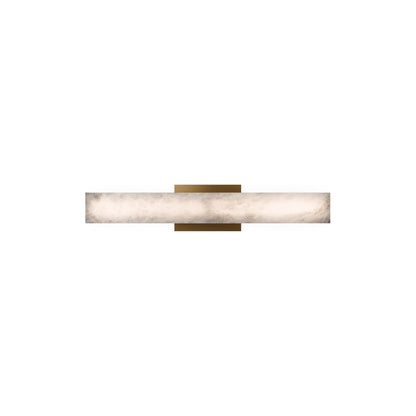 Lanza LED Bath Wall Light in Aged Brass (20-Inch).