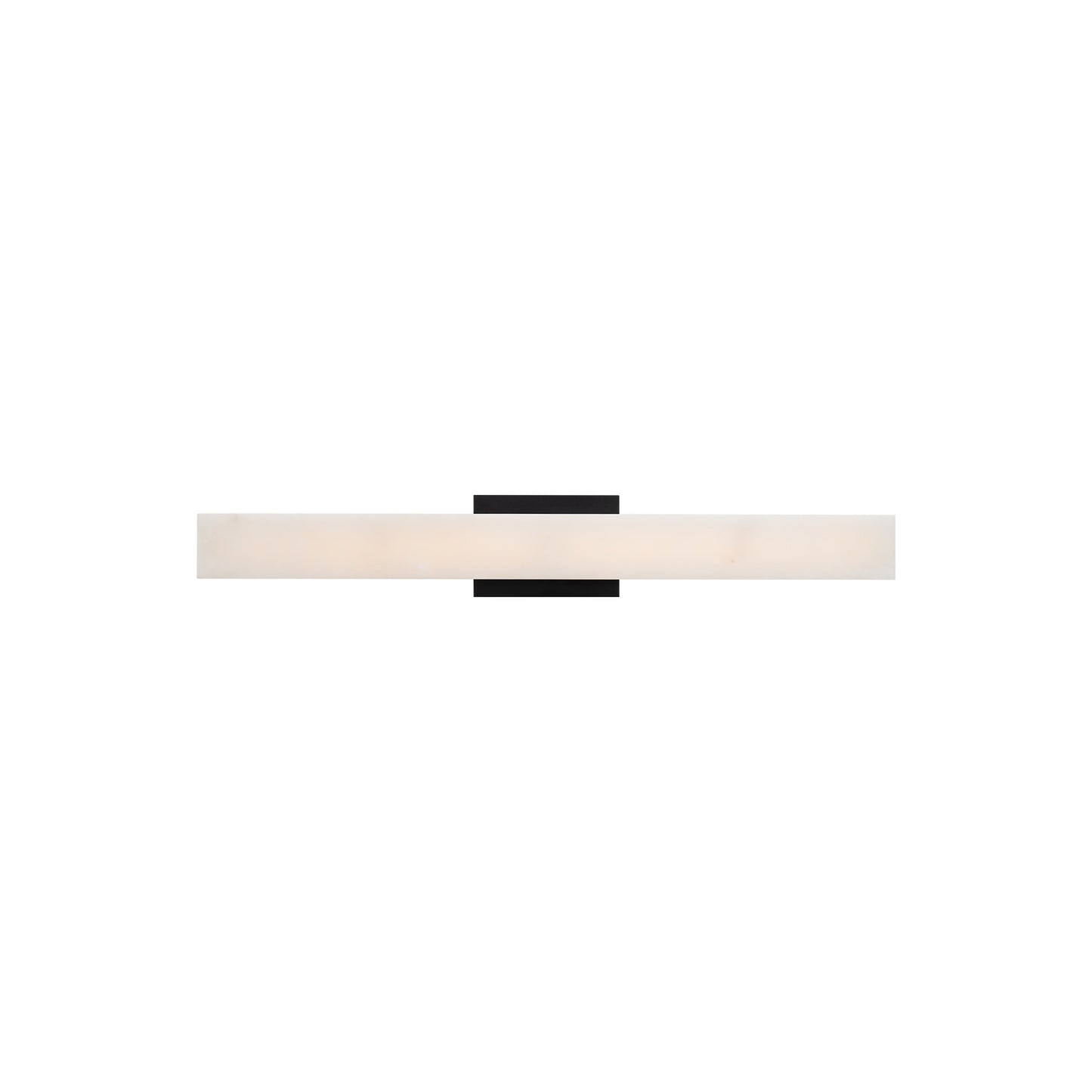Lanza LED Bath Wall Light in Black (27-Inch).