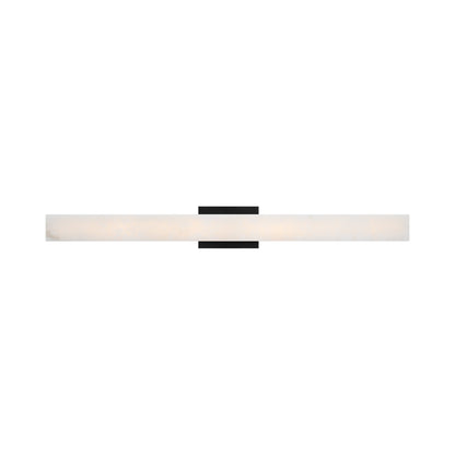 Lanza LED Bath Wall Light in Black (34-Inch).