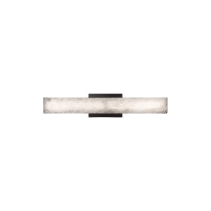 Lanza LED Bath Wall Light in Black (20-Inch).