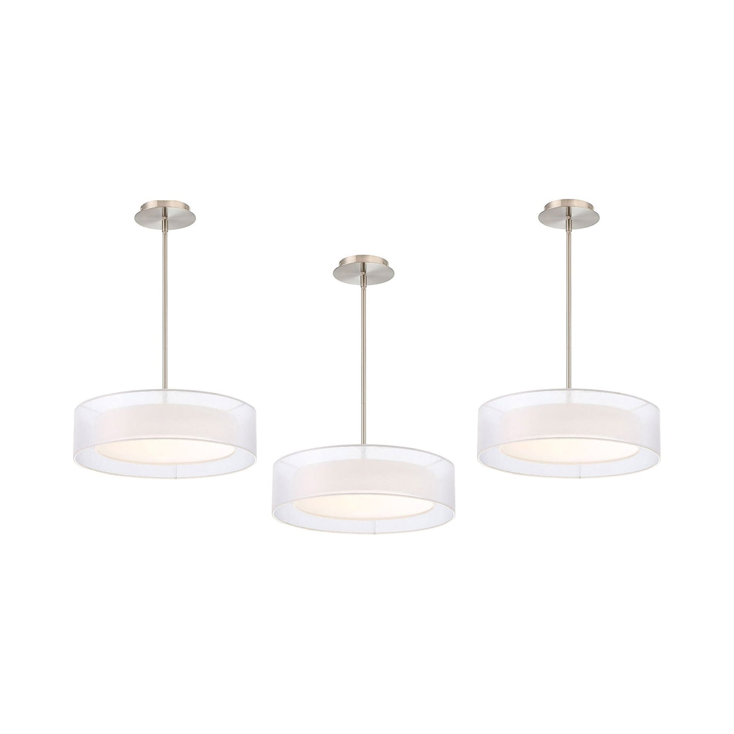 Metropolis LED Pendant Light (Trio).