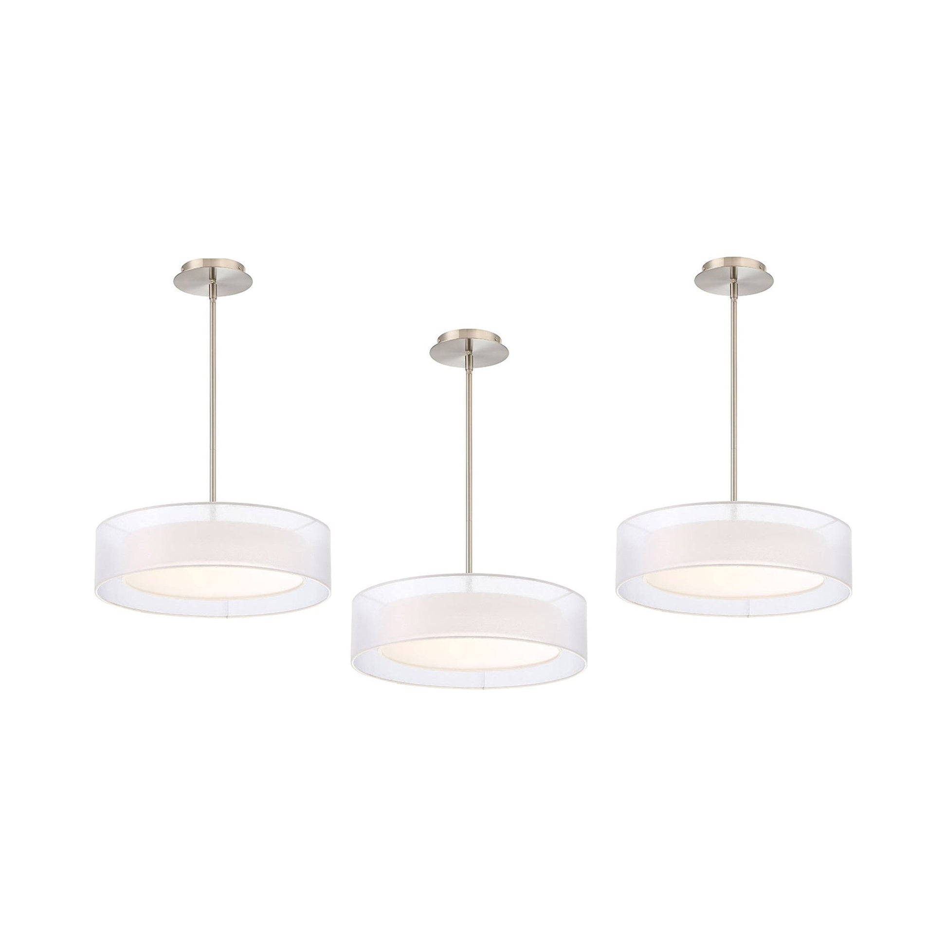 Metropolis LED Pendant Light (Trio).