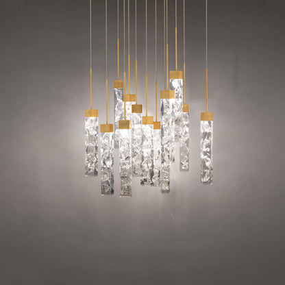 Minx Square LED Multi Pendant Light in Detail.