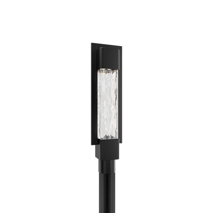 Mist Outdoor LED Post Light in Black.