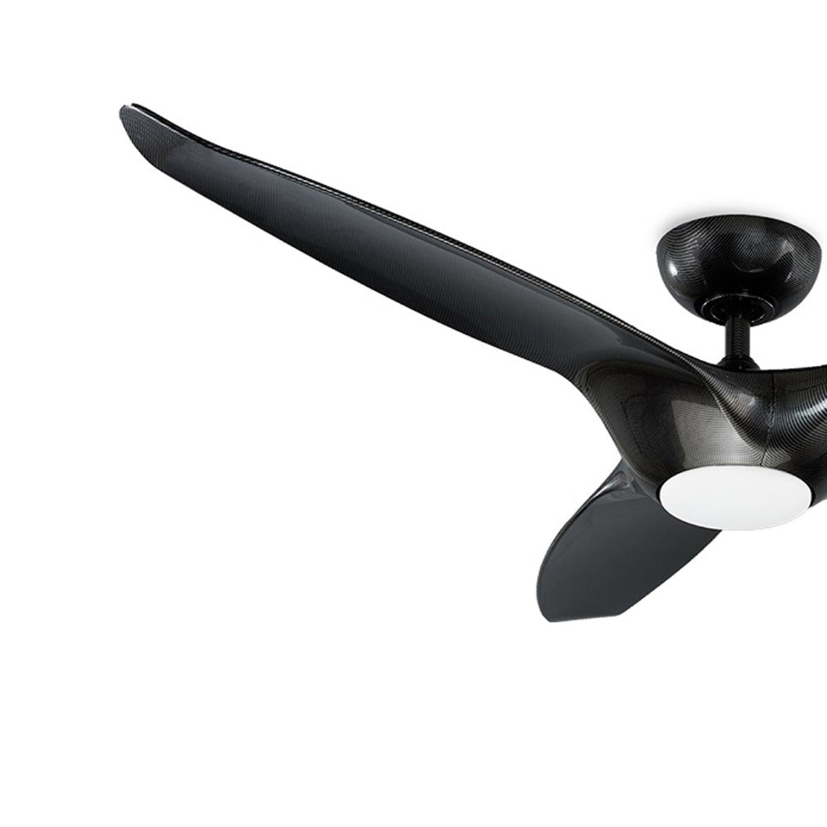 Morpheus III Downrod LED Ceiling Fan in Detail.