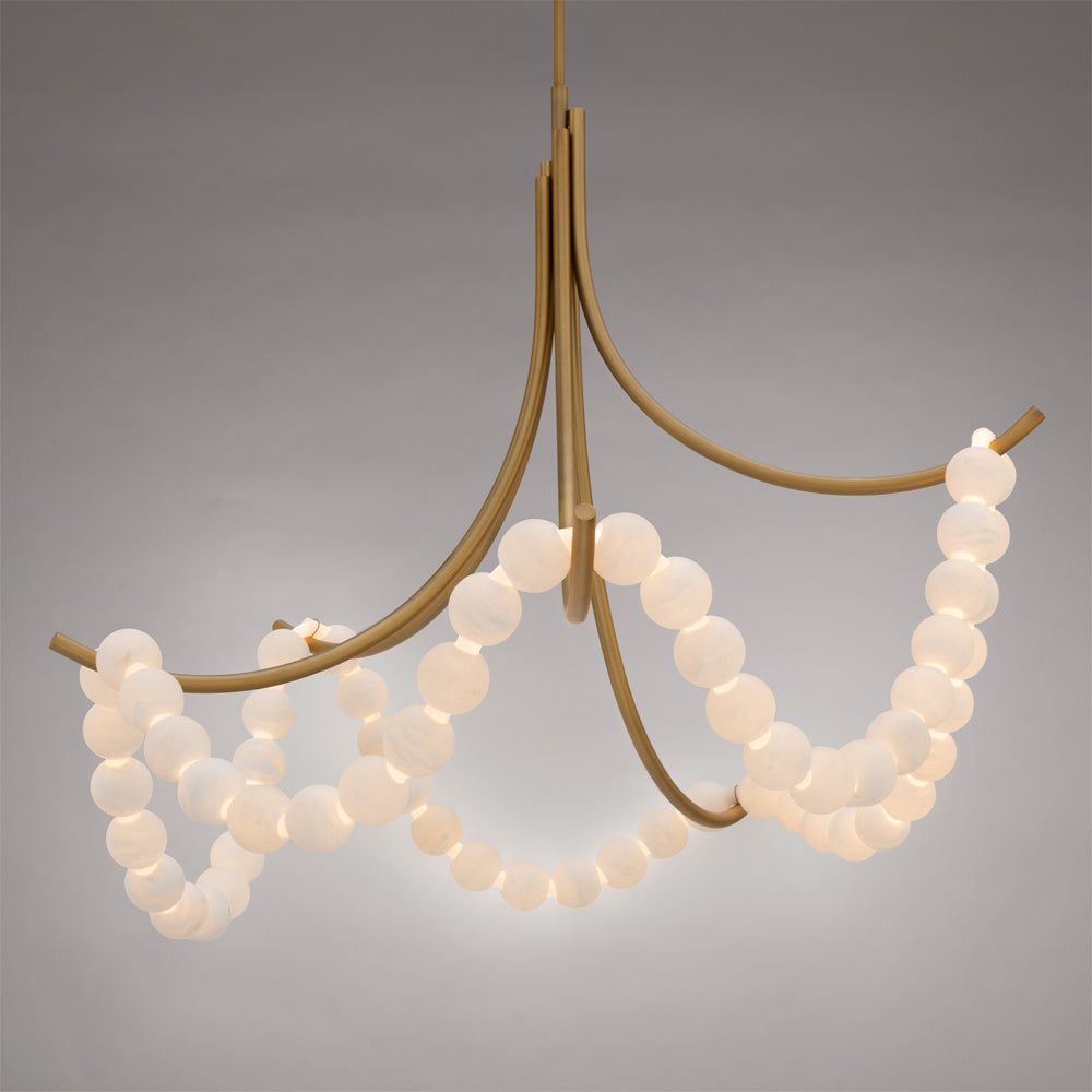 Parel LED Chandelier in Detail.