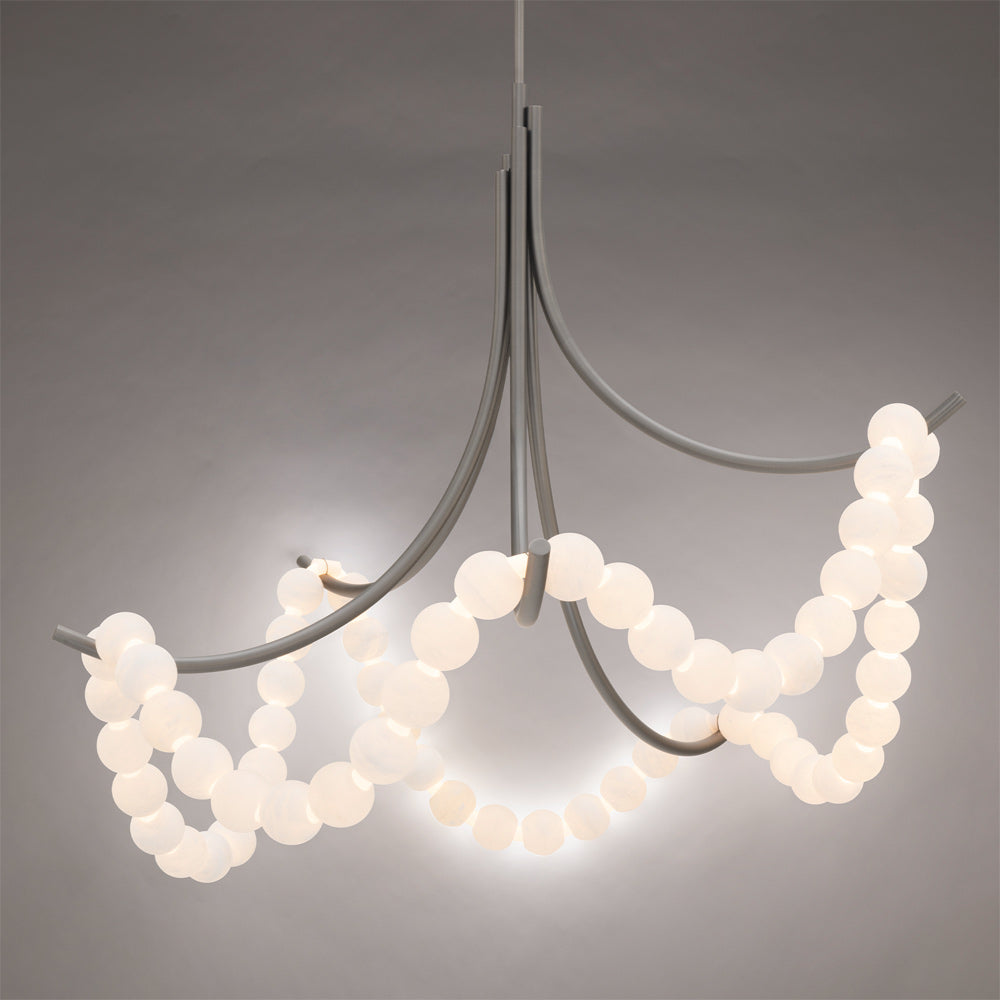 Parel LED Chandelier in Detail.