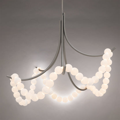 Parel LED Chandelier in Detail.