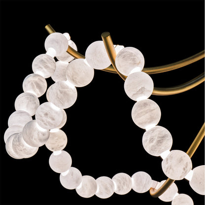 Parel LED Chandelier in Detail.