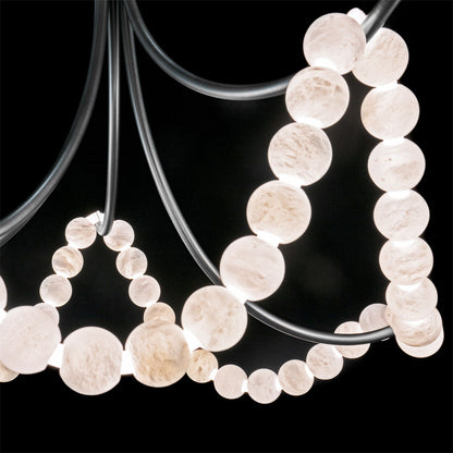 Parel LED Chandelier in Detail.