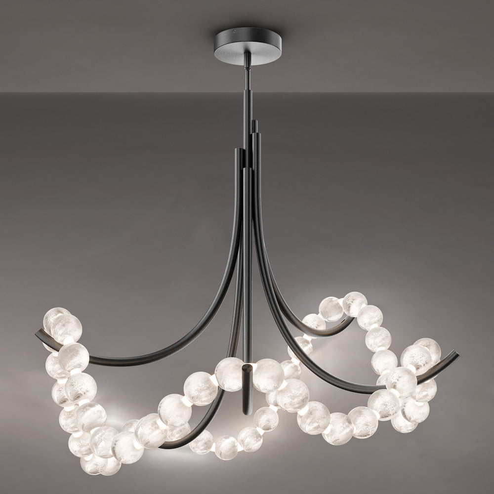 Parel LED Flush Mount Ceiling Light in Detail.