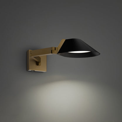 Pavilion LED Swing Arm Wall Light in Detail.