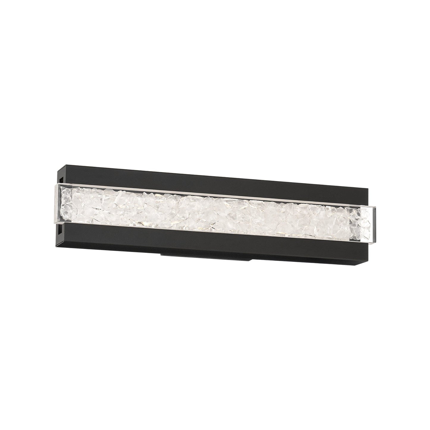 Posh LED Bath Vanity Light in Black (21-Inch).