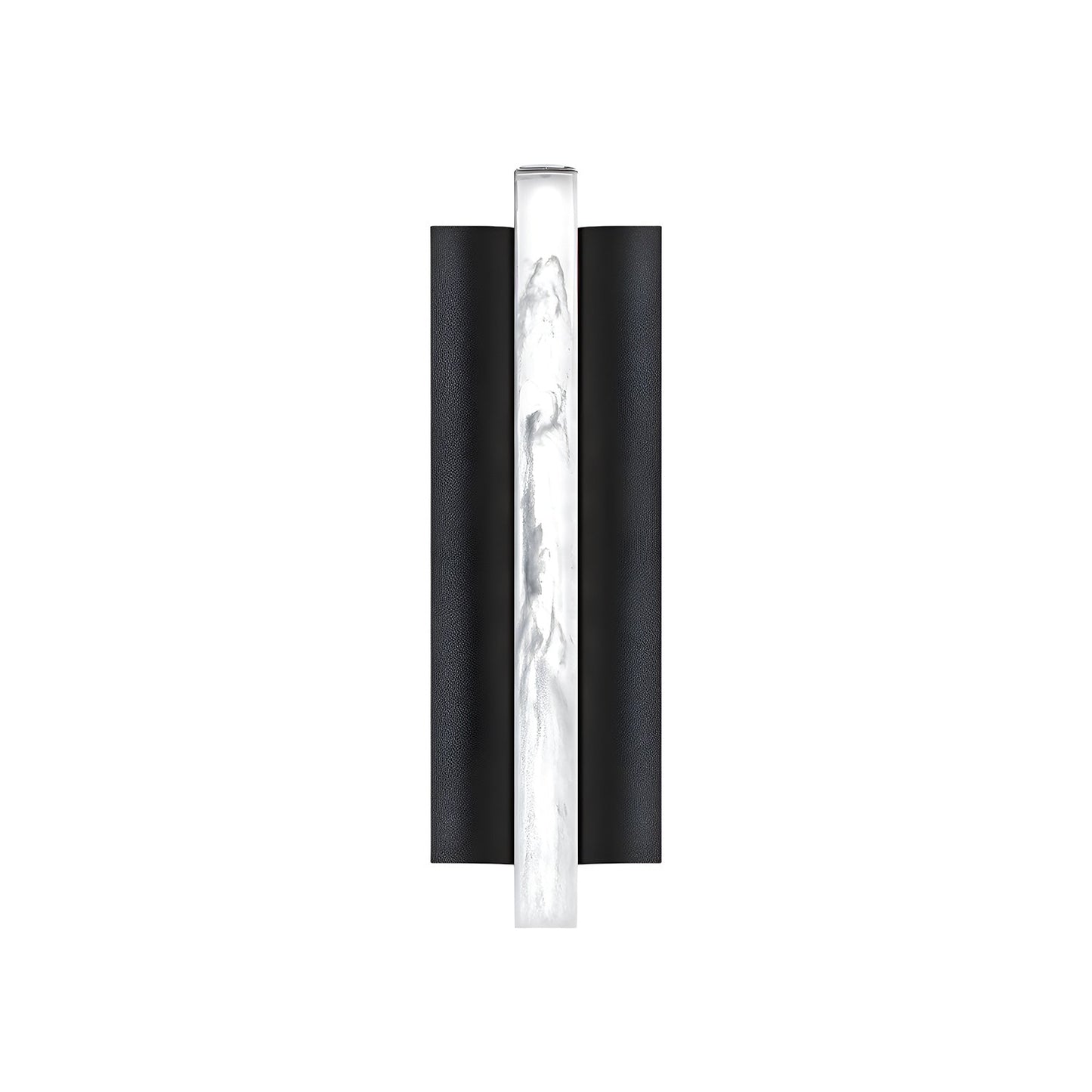 Rapper LED Wall Light in Black (18-Inch).