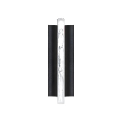 Rapper LED Wall Light in Black (18-Inch).