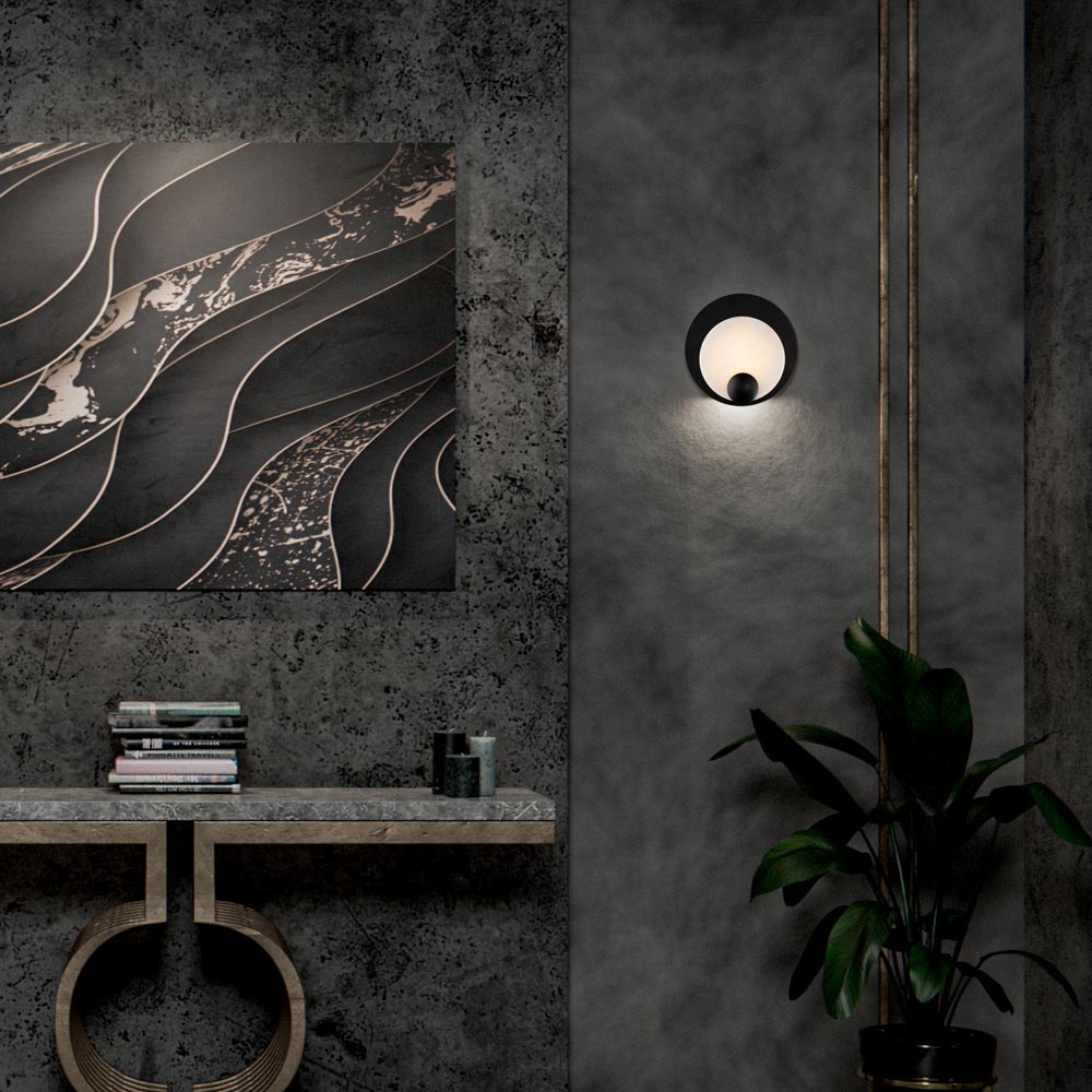 Rowlings LED Wall Light in Living Room.