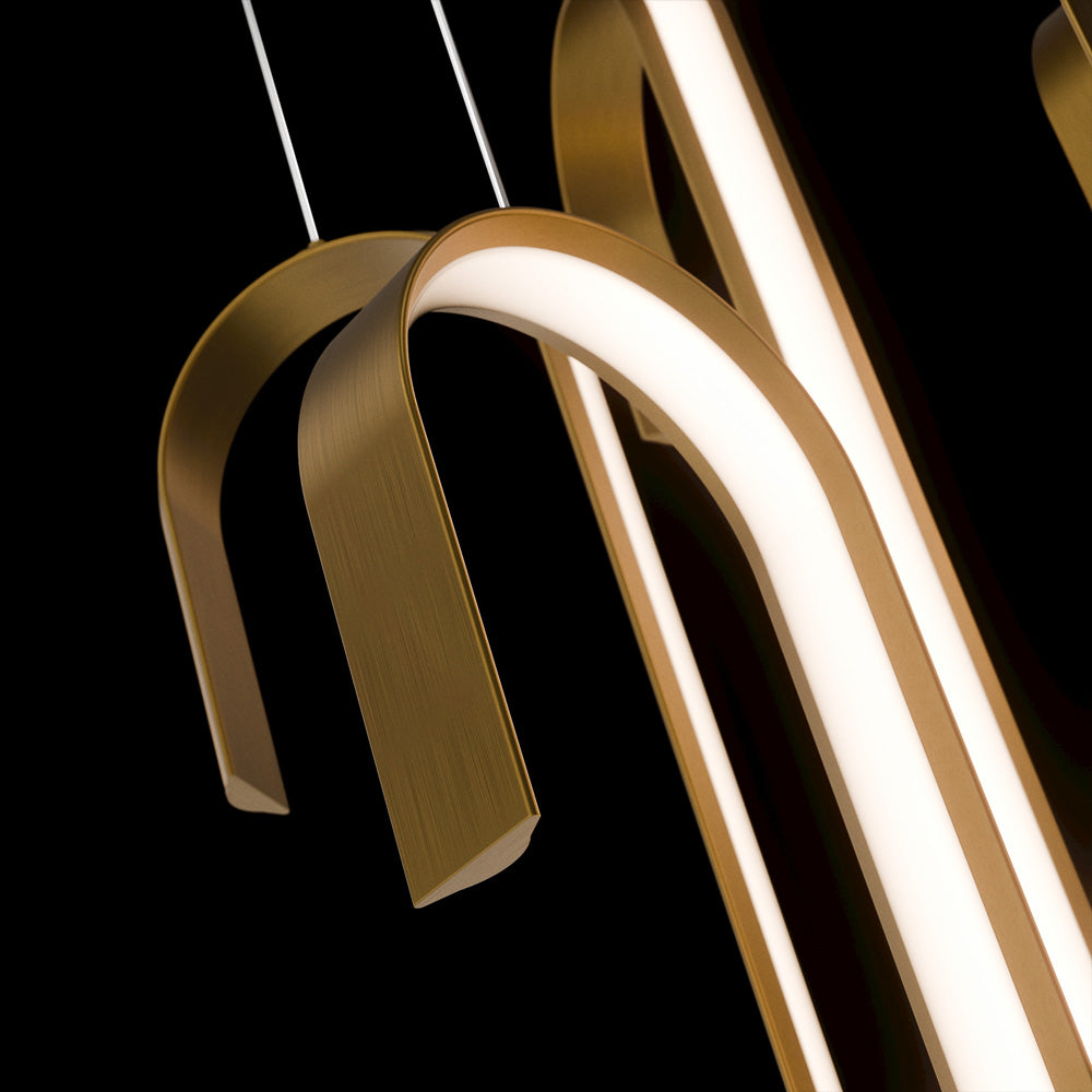 Seahorse LED Pendant Light in Detail.