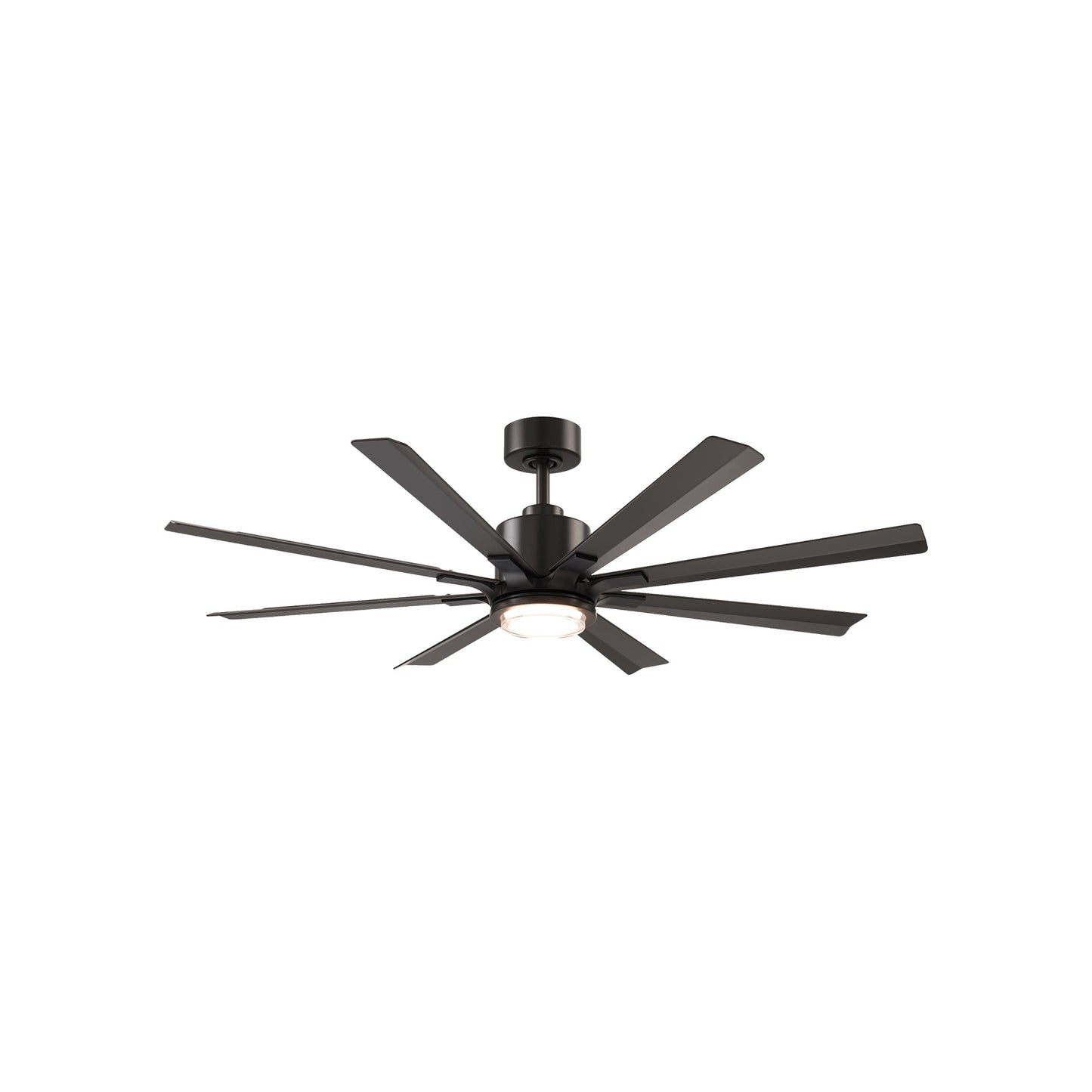 Size Matters Outdoor Ceiling Fan in Bronze (56-Inch/Light Kit Included).