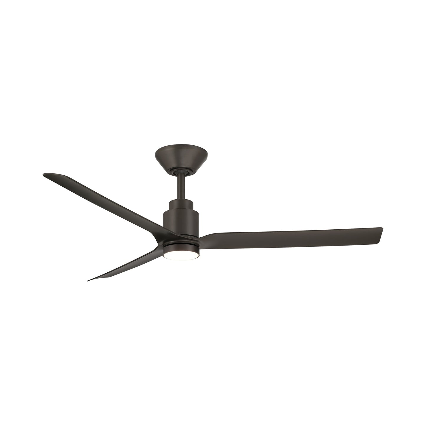 Smooth LED Ceiling Fan in Bronze.