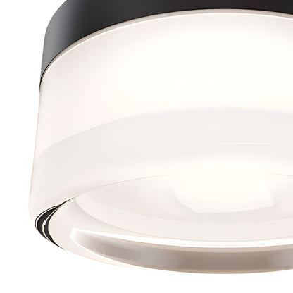 Tuck II Outdoor LED Flush Mount Ceiling Light in Detail.
