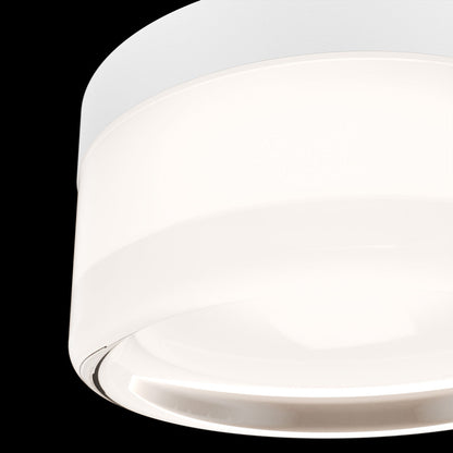 Tuck II Outdoor LED Flush Mount Ceiling Light in Detail.