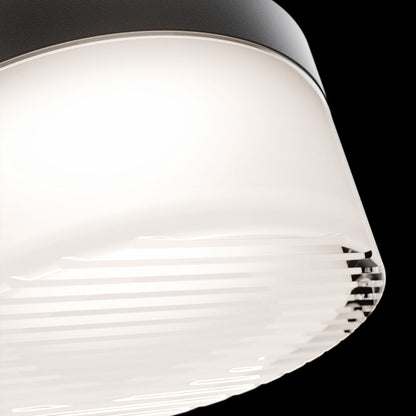 Tuck III Outdoor LED Flush Mount Ceiling Light in Detail.