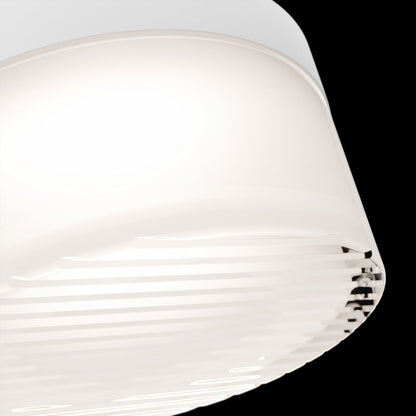 Tuck III Outdoor LED Flush Mount Ceiling Light in Detail.