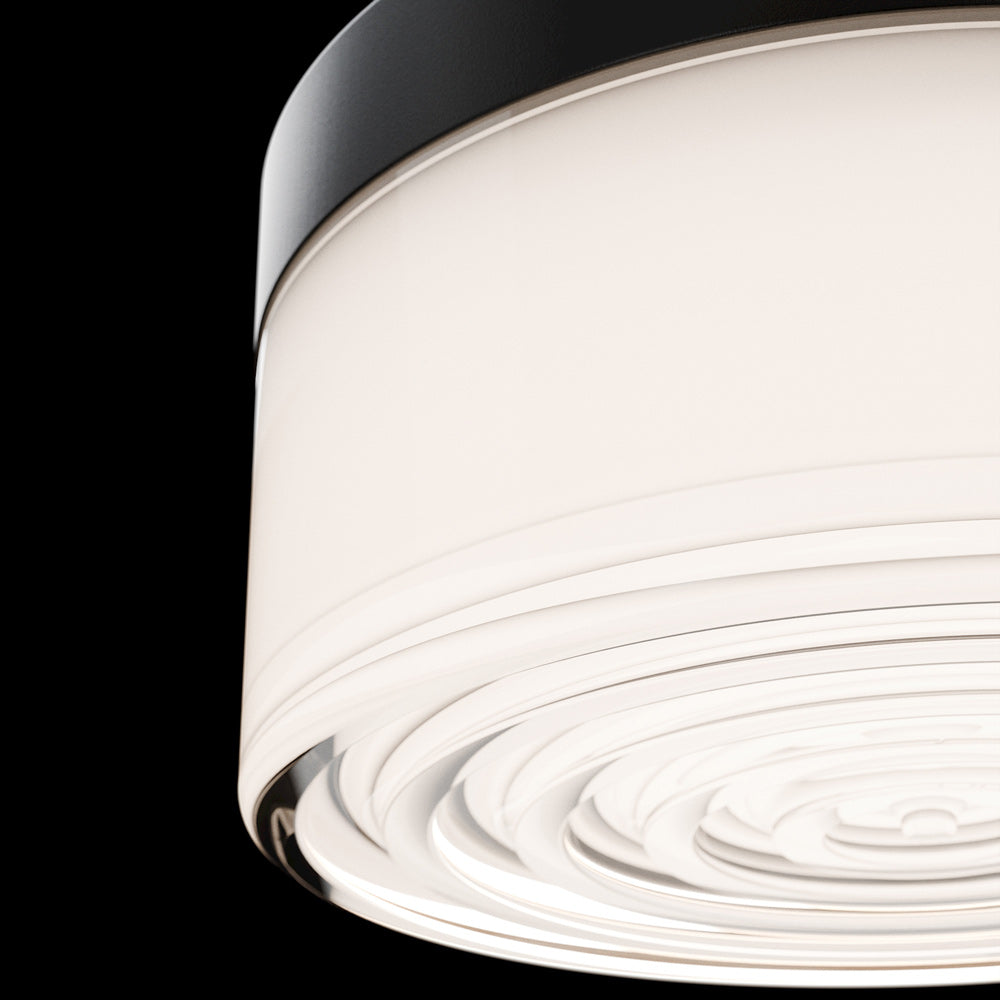 Tuck Outdoor LED Flush Mount Ceiling Light in Detail.