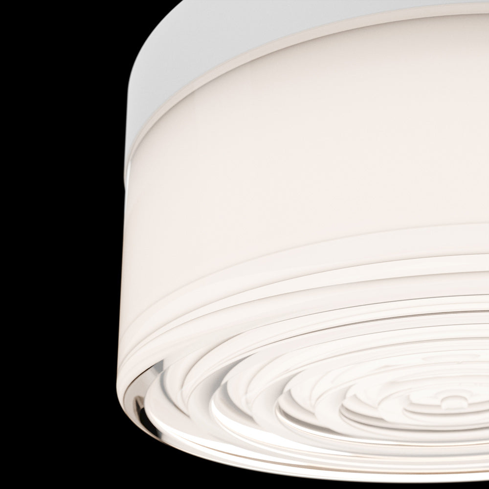 Tuck Outdoor LED Flush Mount Ceiling Light in Detail.