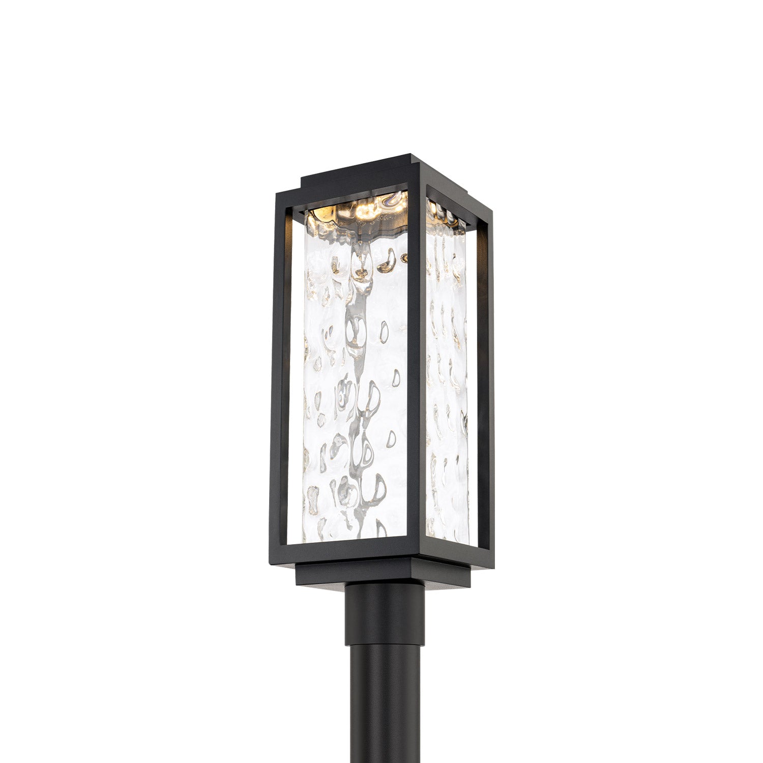 Two If By Sea Outdoor LED Post Light.