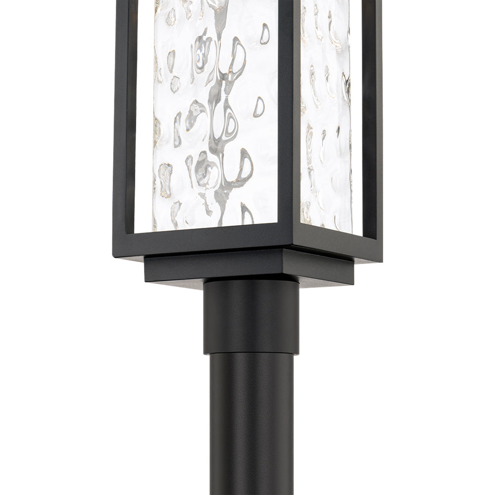 Two If By Sea Outdoor LED Post Light in Detail.