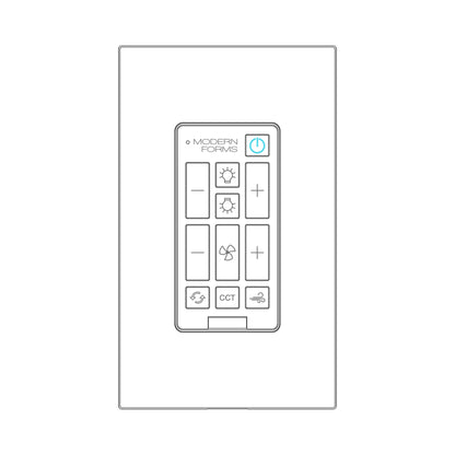 Uplight and Downlight Wall Control with Bluetooth.