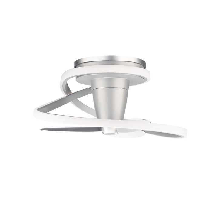 Veloce Outdoor LED Flush Mount Ceiling Fan in Detail.