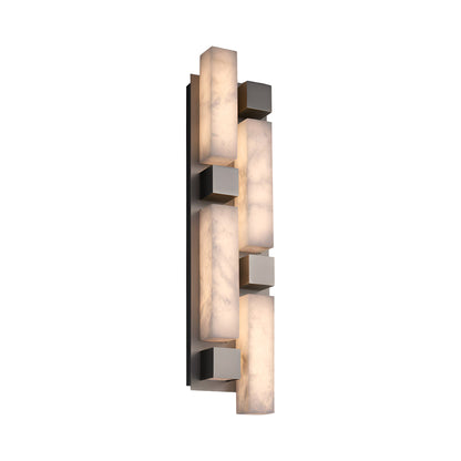 Voxxel LED Wall Light in Antique Nickel.