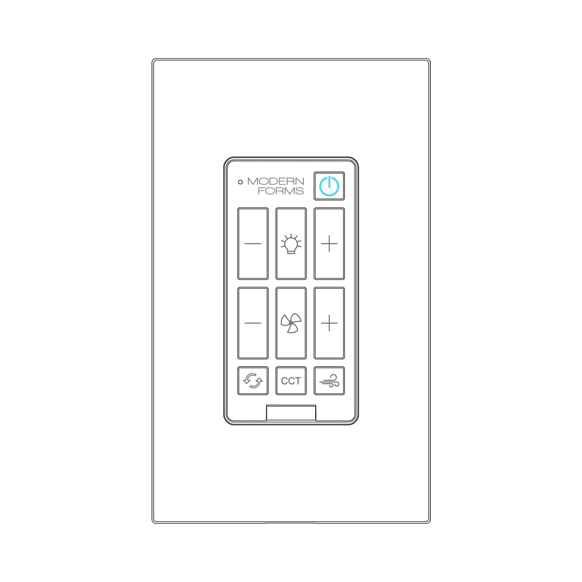 Wall Control with Bluetooth.