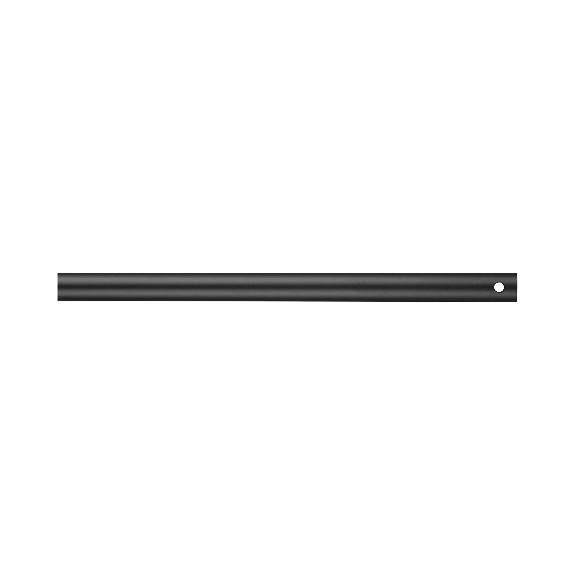 24-Inch Downrod in Midnight Black.