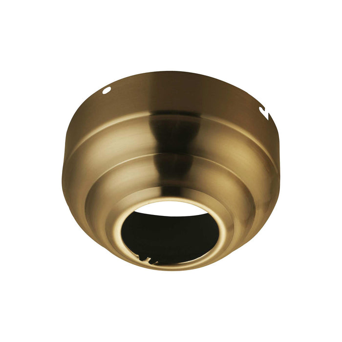Slope Ceiling Adapter in Burnished Brass.