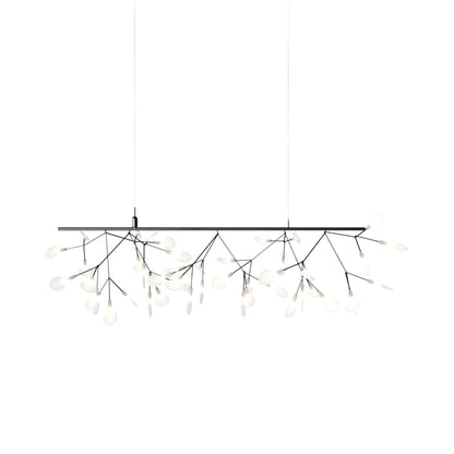 Heracleum III Endless LED Pendant Light in Nickel.