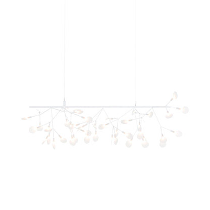 Heracleum III Endless LED Pendant Light in White.