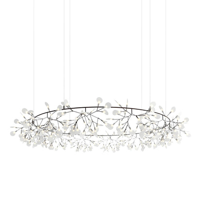 Heracleum III The Big O LED Pendant Light in Nickel (Big)