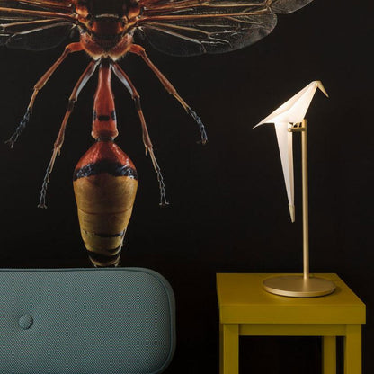 Perch LED Table Lamp in living room.