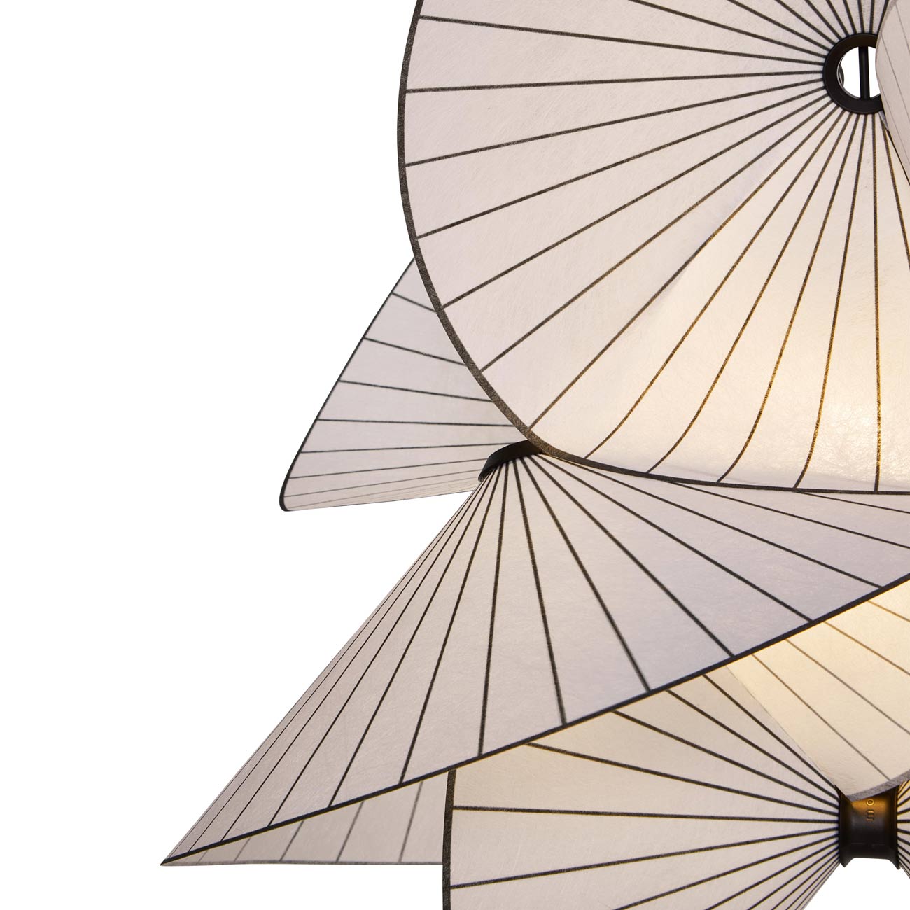 Serpentine Pendant Light in Detail.