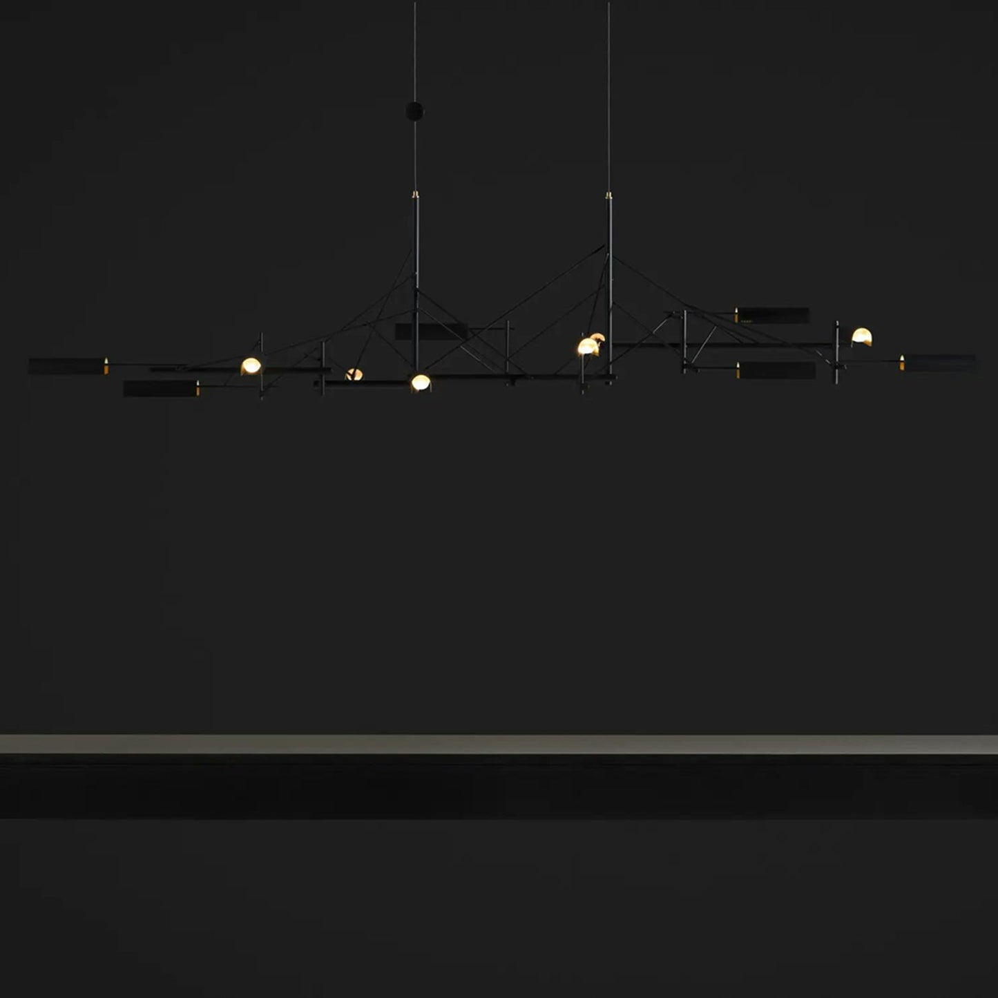 Tinkering LED Linear Pendant Light in Detail.